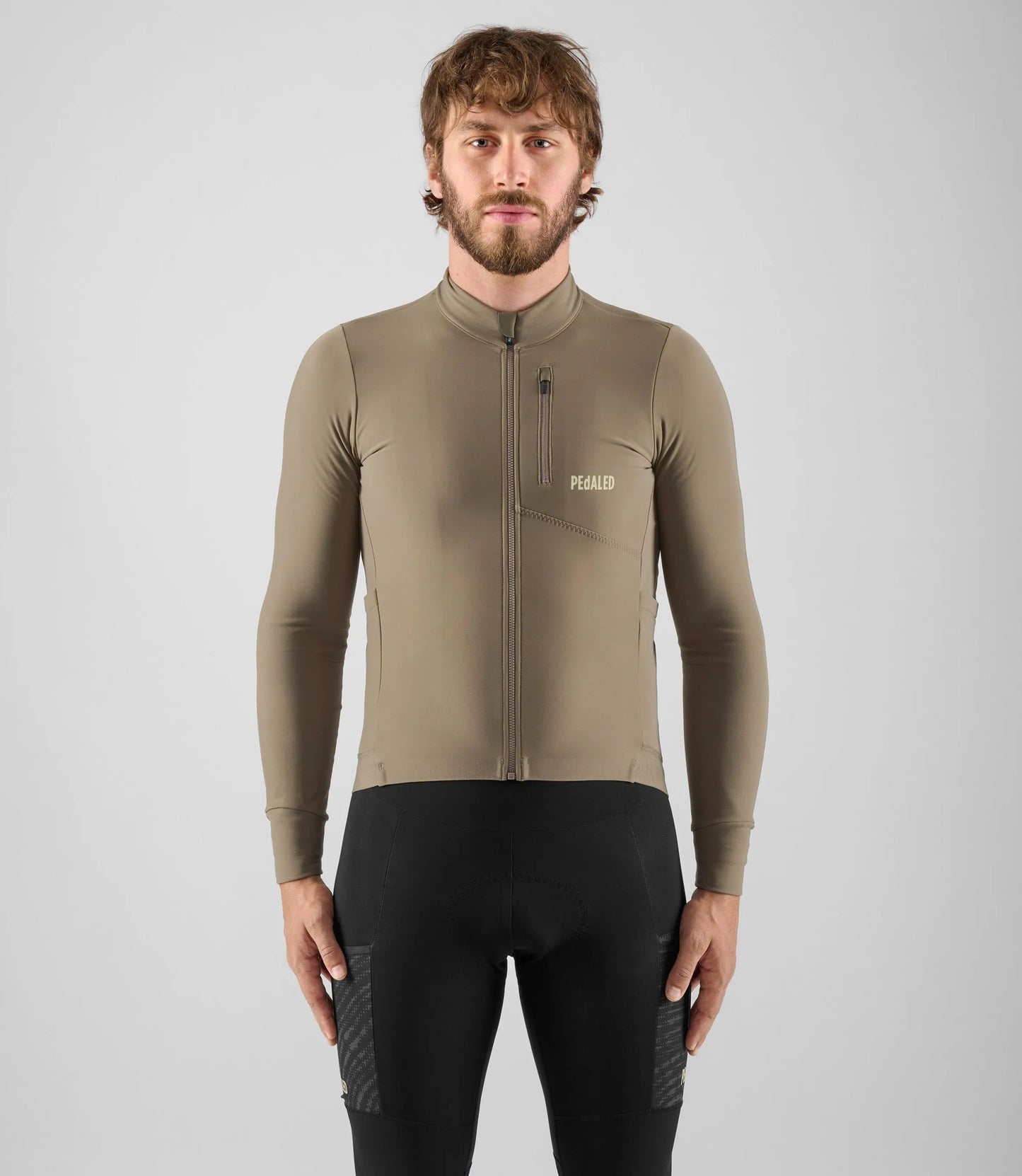 PEDALED Odyssey Long Sleeve Jersey - Military Green