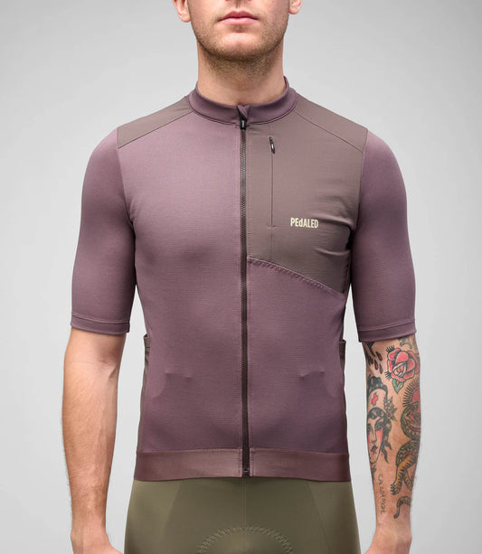 PEDALED Odyssey Merino Jersey - Raisin Purple