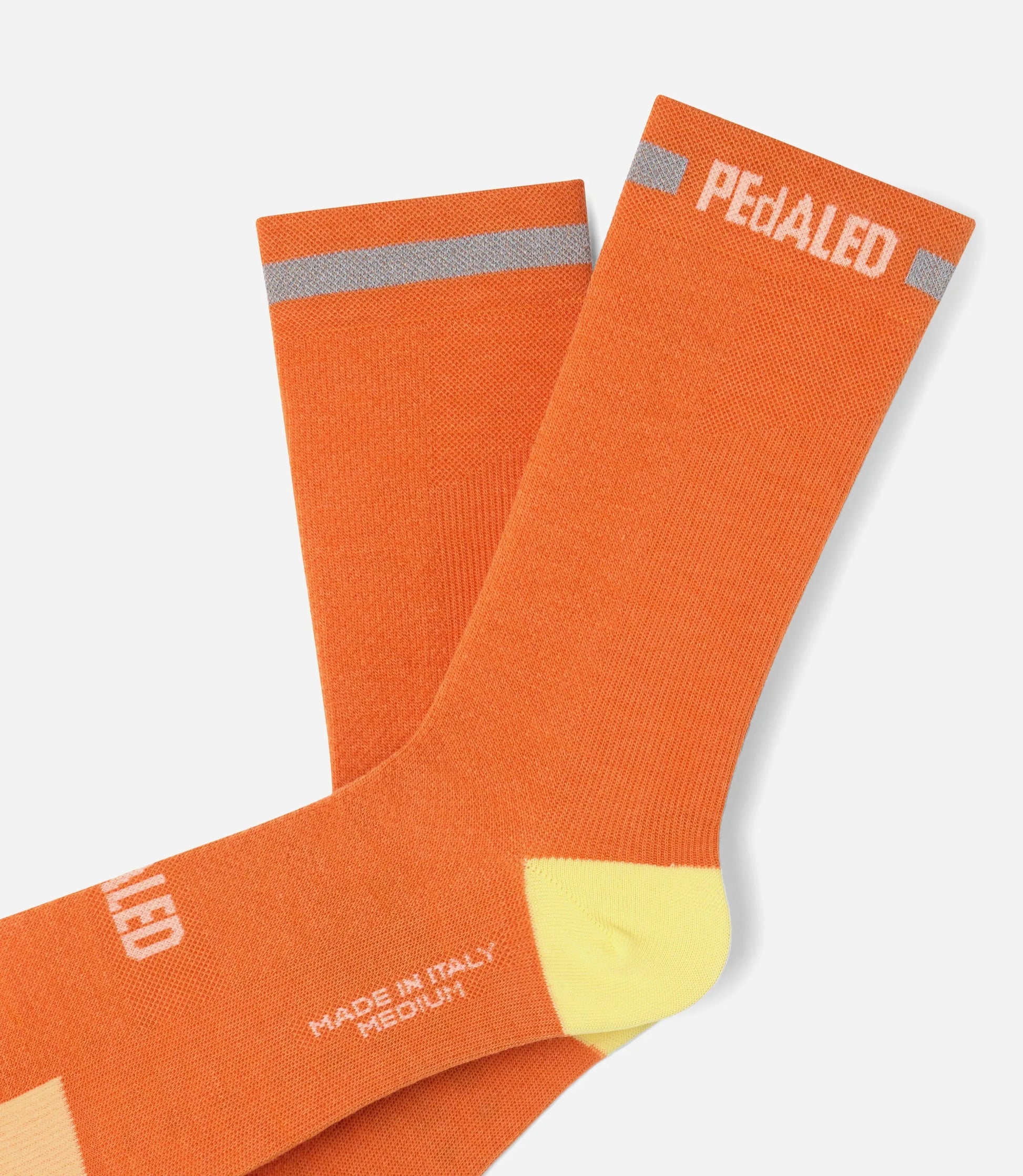 PEDALED Odyssey Merino Reflective Socks - Orange
