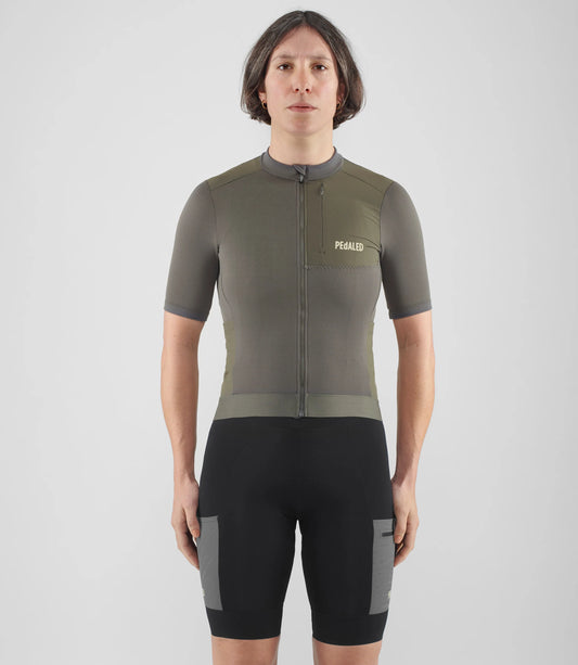 PEDALED Odyssey Merino Women Cycling Jersey - Grey