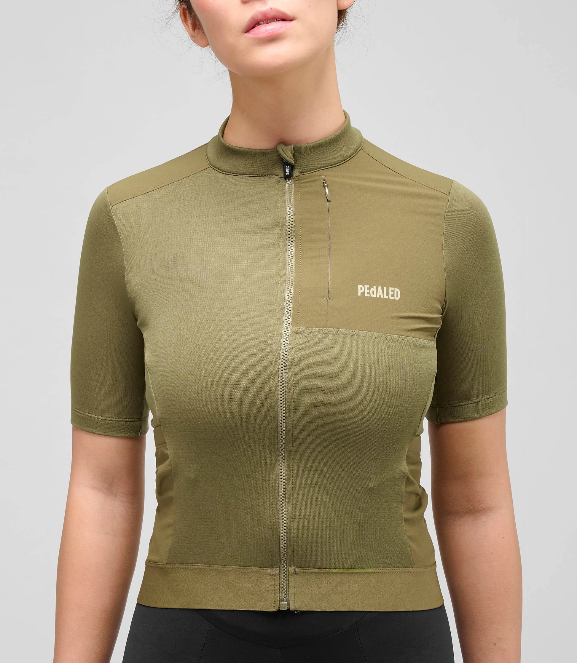 PEDALED Odyssey Merino Women Jersey - Military Green