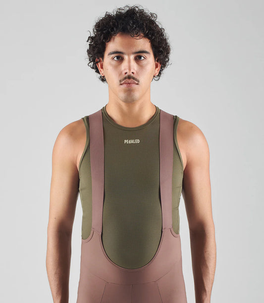 PEDALED Odyssey Power Dry Base Layer Sleeveless - Military Green