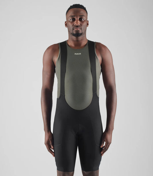 PEDALED Odyssey Training Bib Shorts - Black