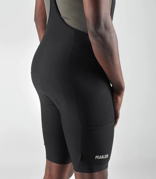 PEDALED Odyssey Training Bib Shorts - Black