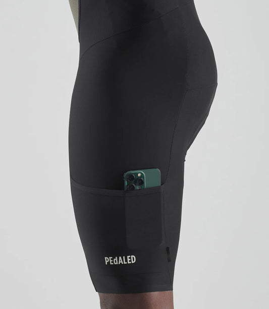 PEDALED Odyssey Training Bib Shorts - Black