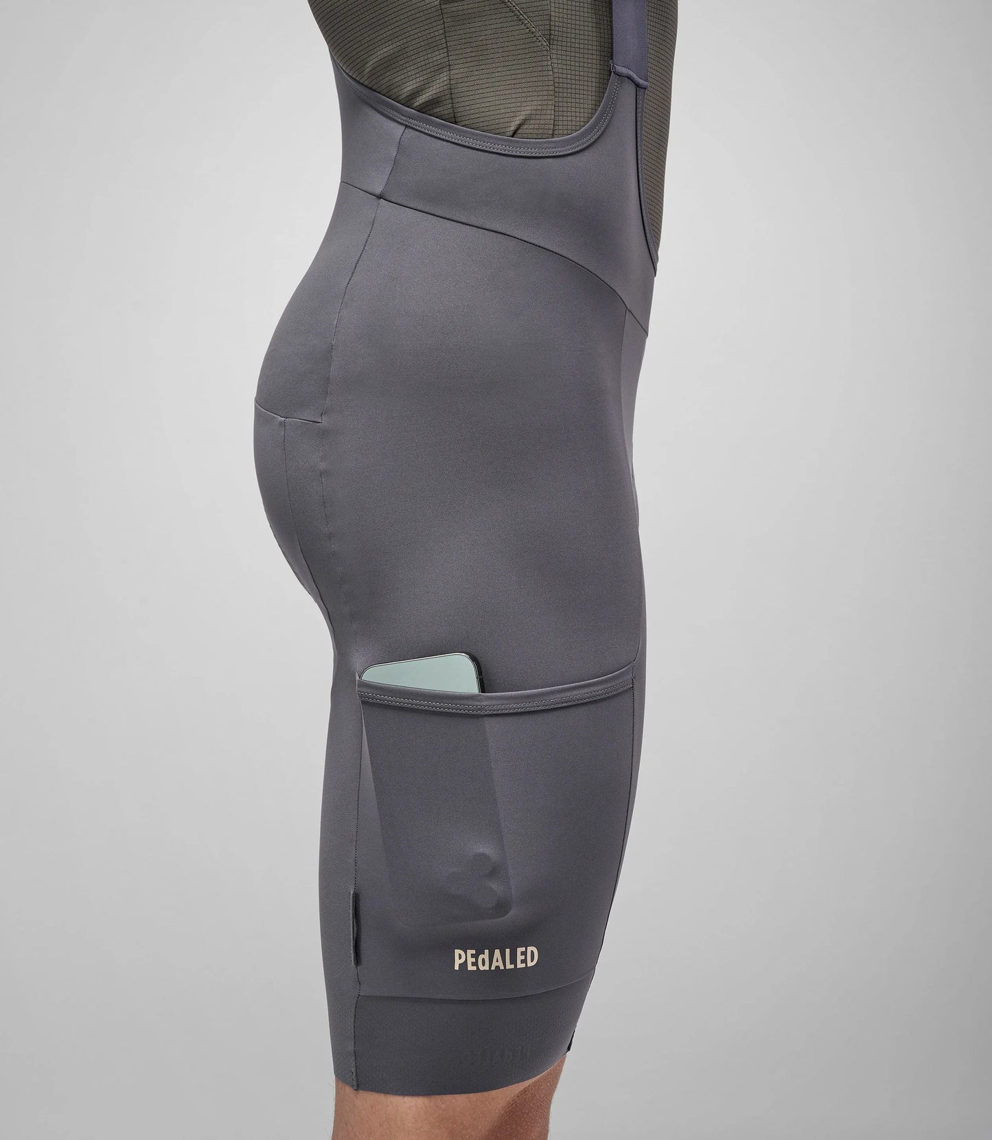 PEDALED Odyssey Training Bib Shorts - Grey