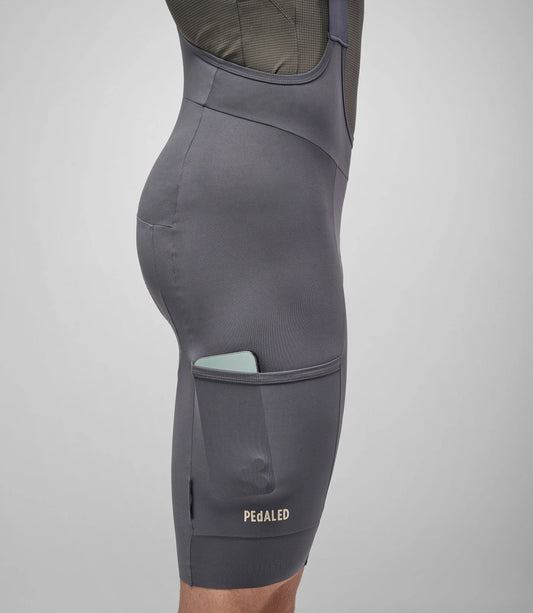 PEDALED Odyssey Training Bib Shorts - Grey