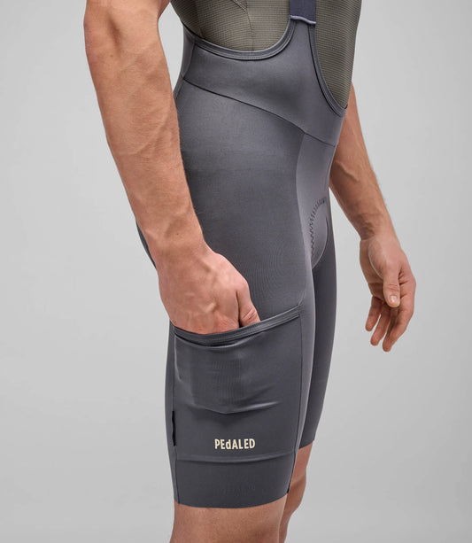 PEDALED Odyssey Training Bib Shorts - Grey