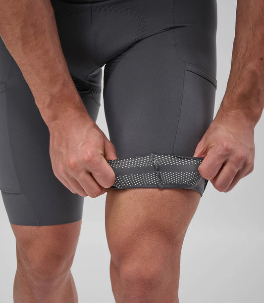 PEDALED Odyssey Training Bib Shorts - Grey