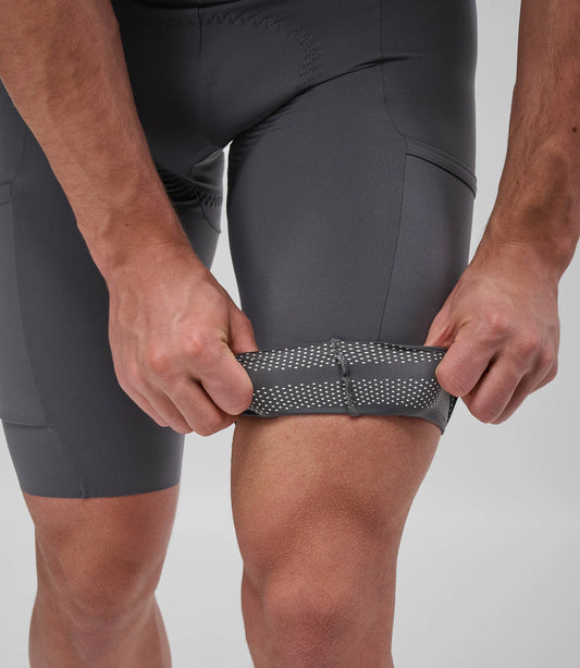 PEDALED Odyssey Training Bib Shorts - Grey