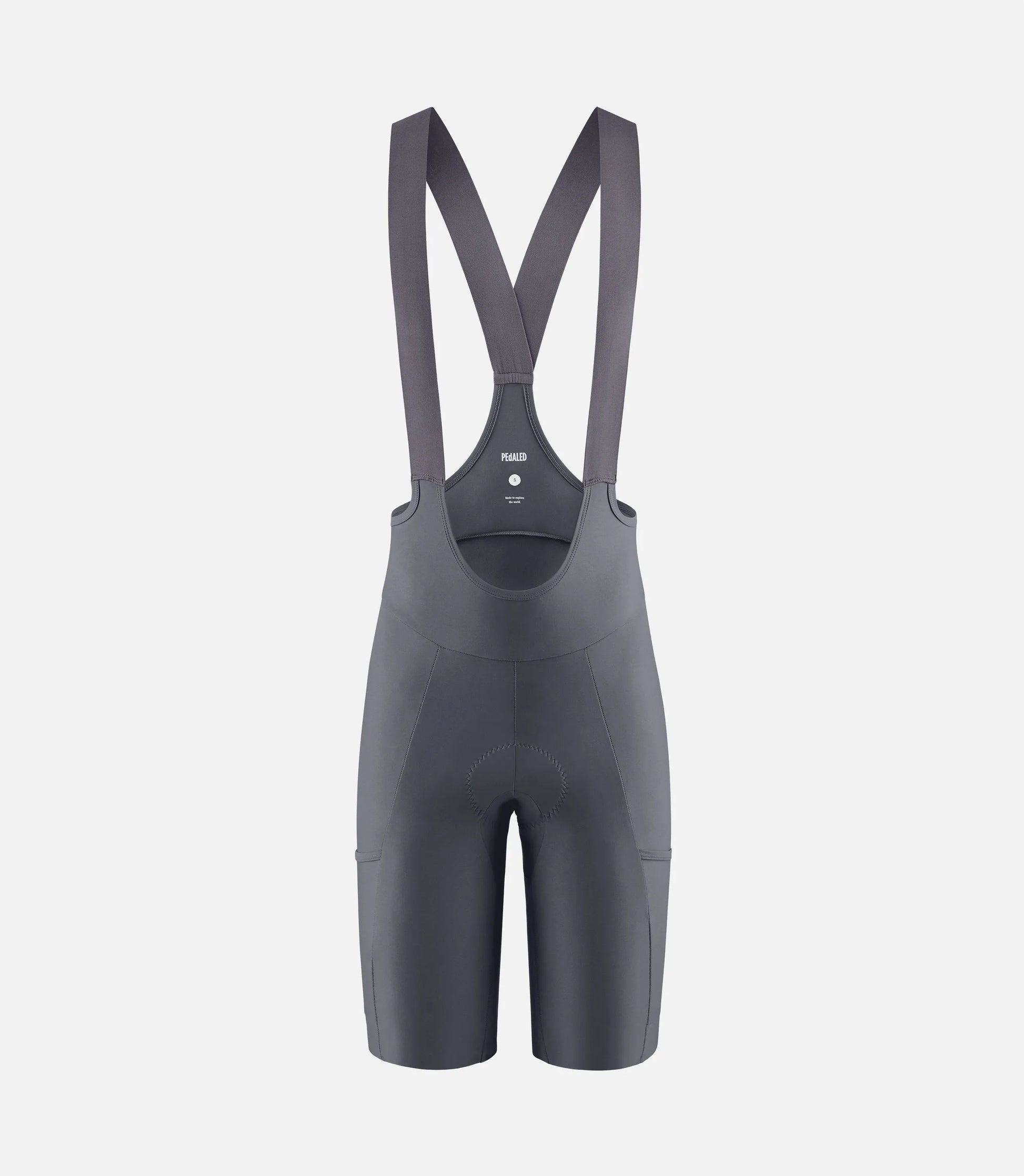 PEDALED Odyssey Training Women Bib Shorts - Grey