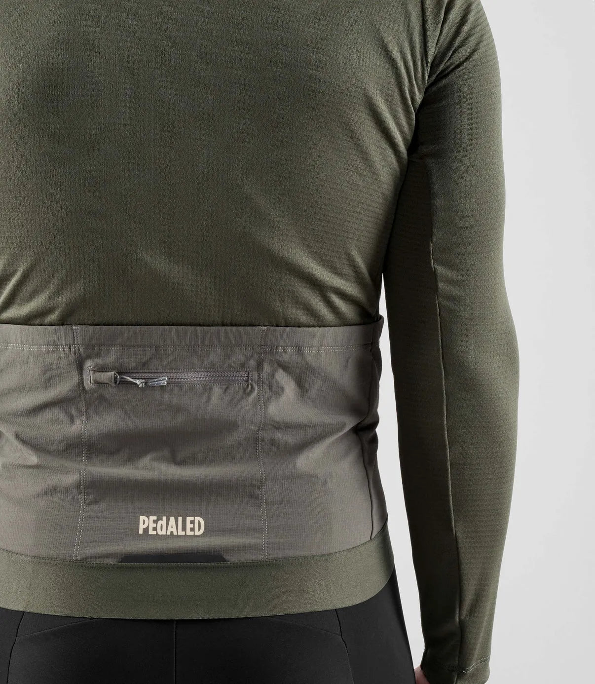 PEDALED Odyssey Windblock Merino Jersey - Grey Ink
