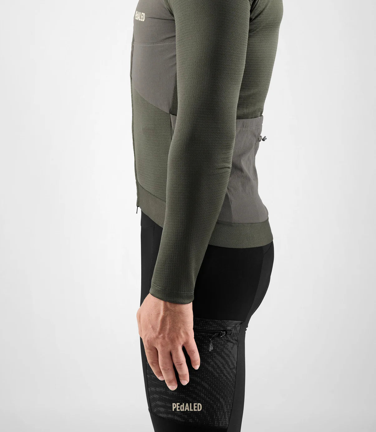 PEDALED Odyssey Windblock Merino Jersey - Grey Ink