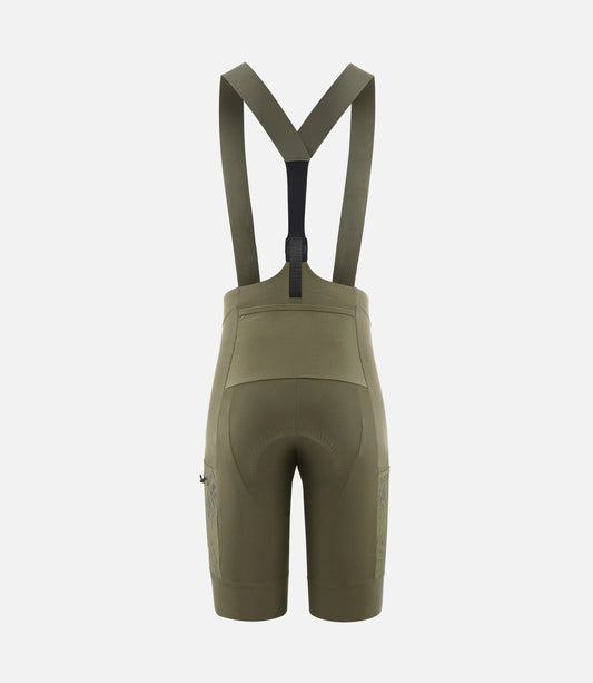 PEDALED Odyssey Women Bib Shorts - Military Green