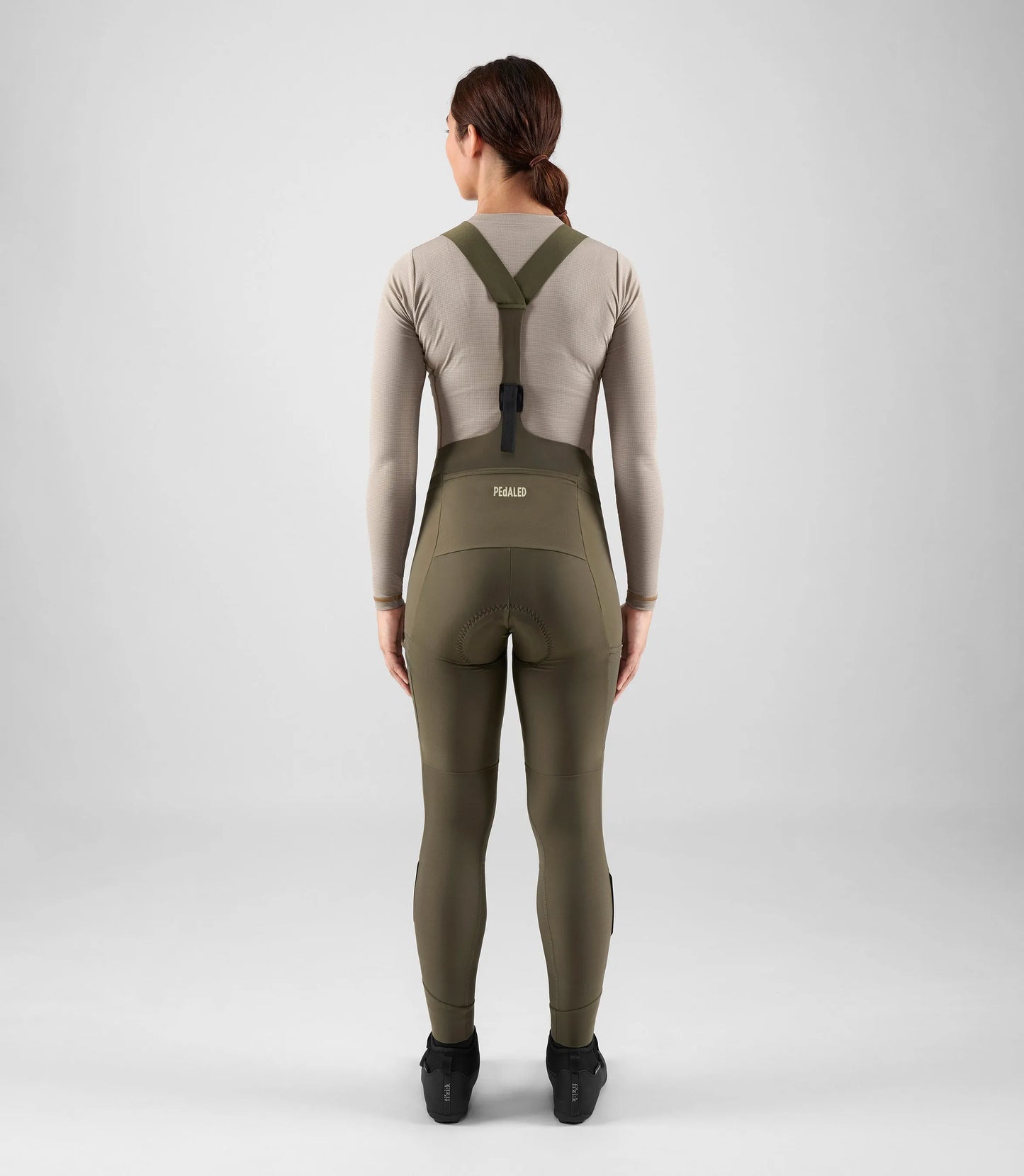 PEDALED Odyssey Women Bib Tight - Military Green