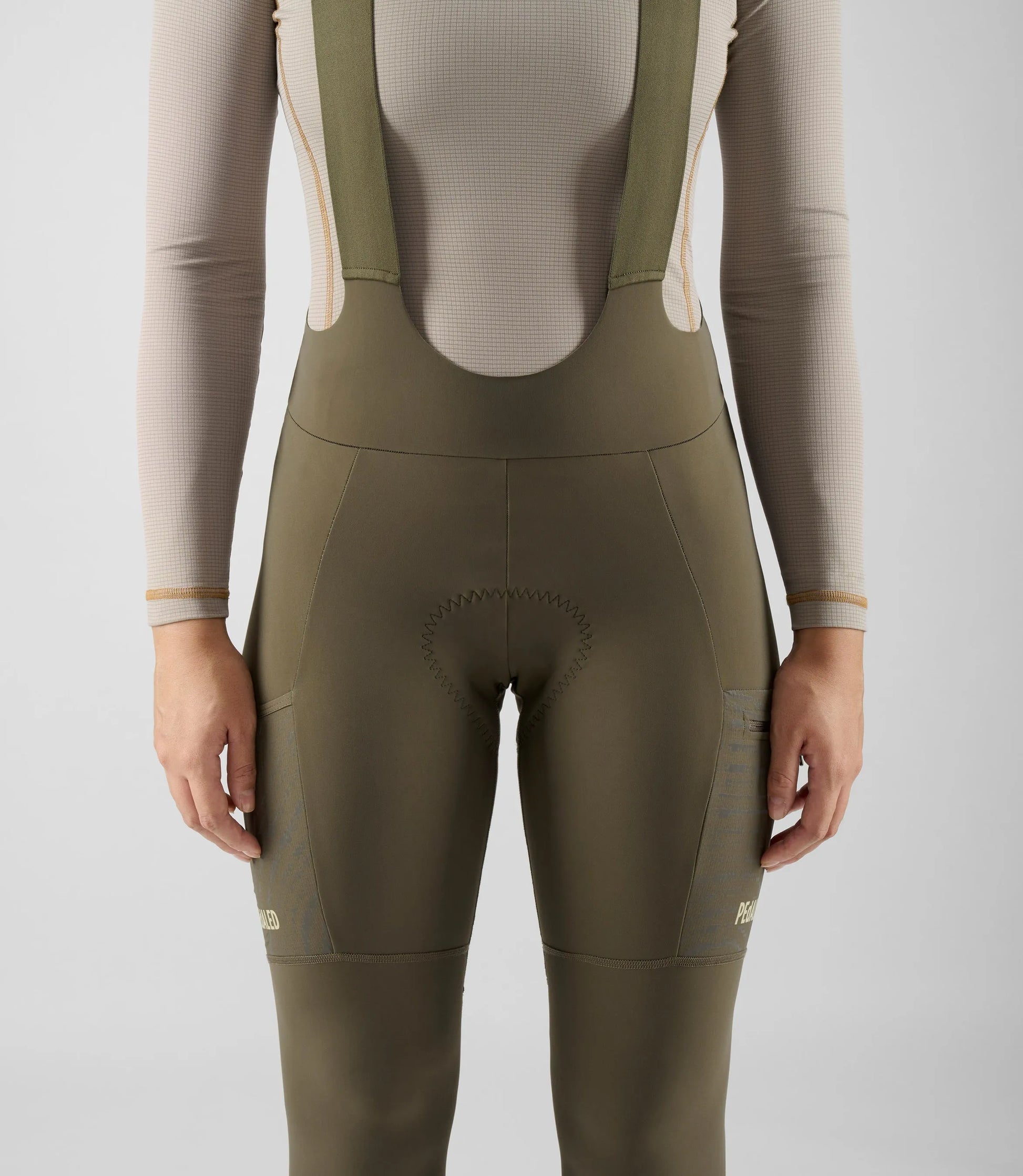 PEDALED Odyssey Women Bib Tight - Military Green