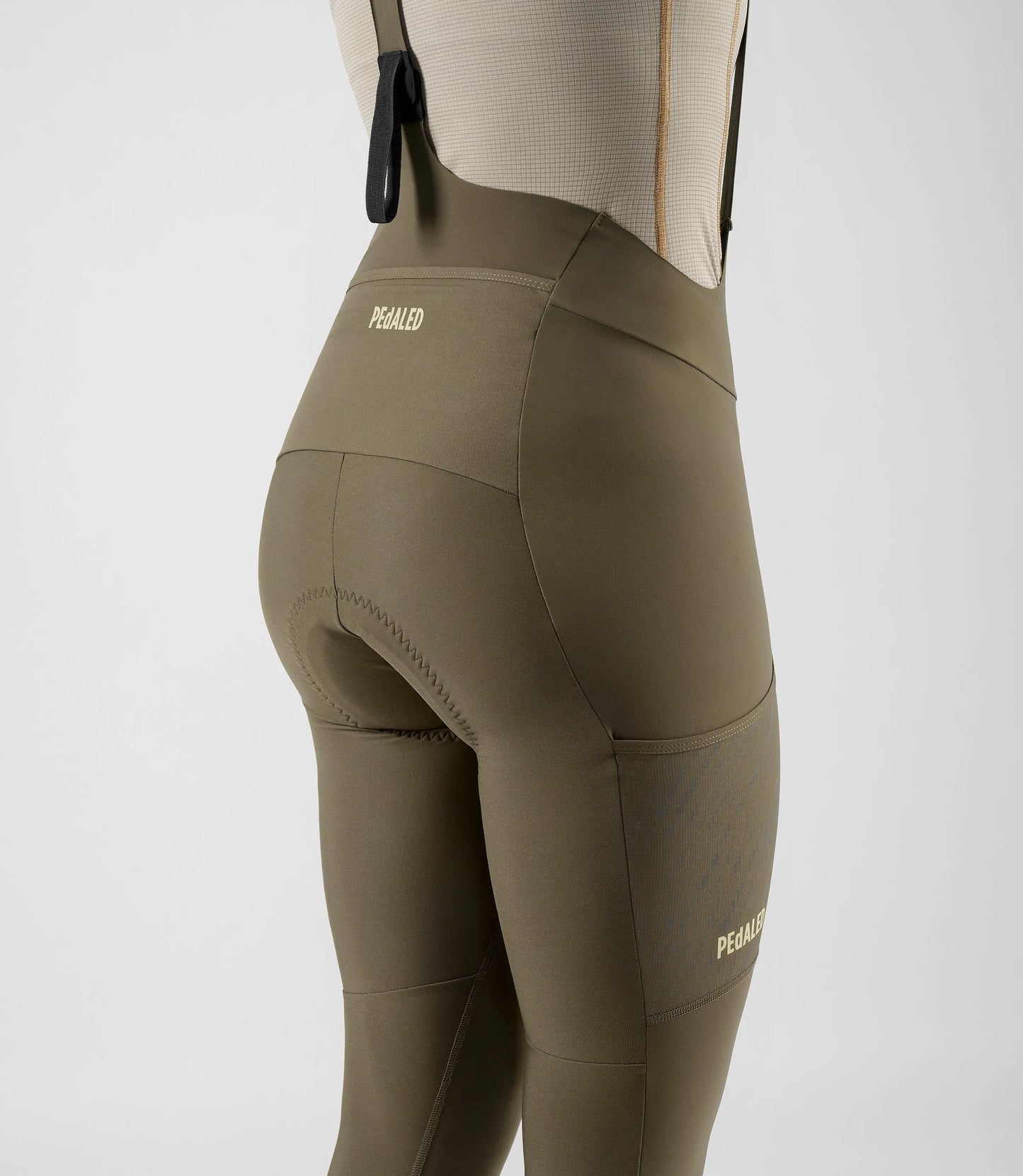 PEDALED Odyssey Women Bib Tight - Military Green