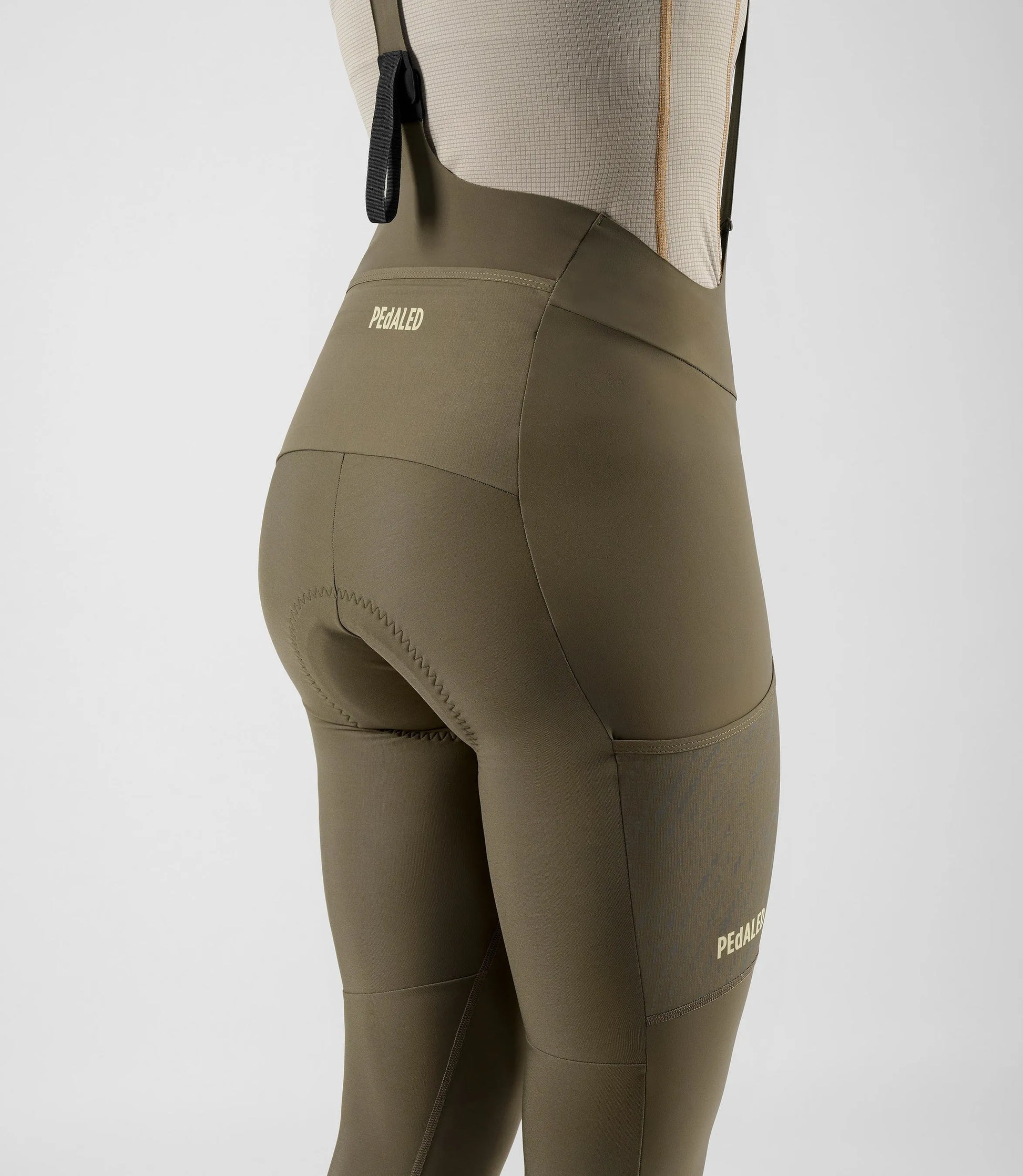 PEDALED Odyssey Women Bib Tight - Military Green