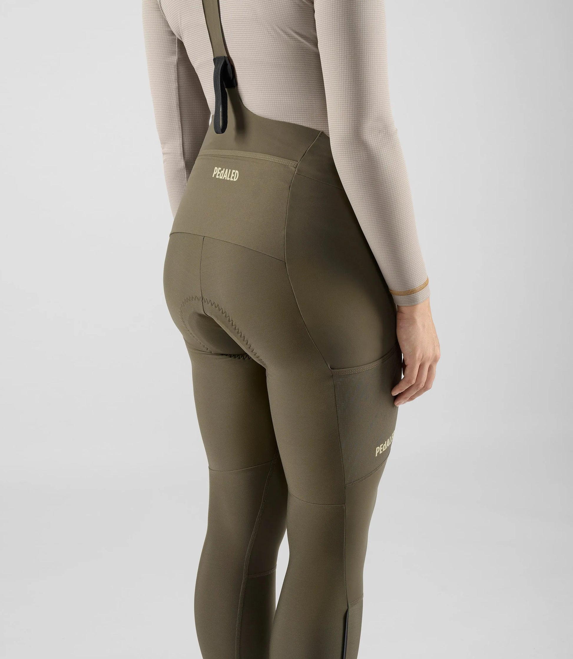 PEDALED Odyssey Women Bib Tight - Military Green