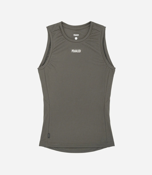 PEDALED Odyssey Women's Power Dry™ Base Layer Sleeveless - Dark Grey
