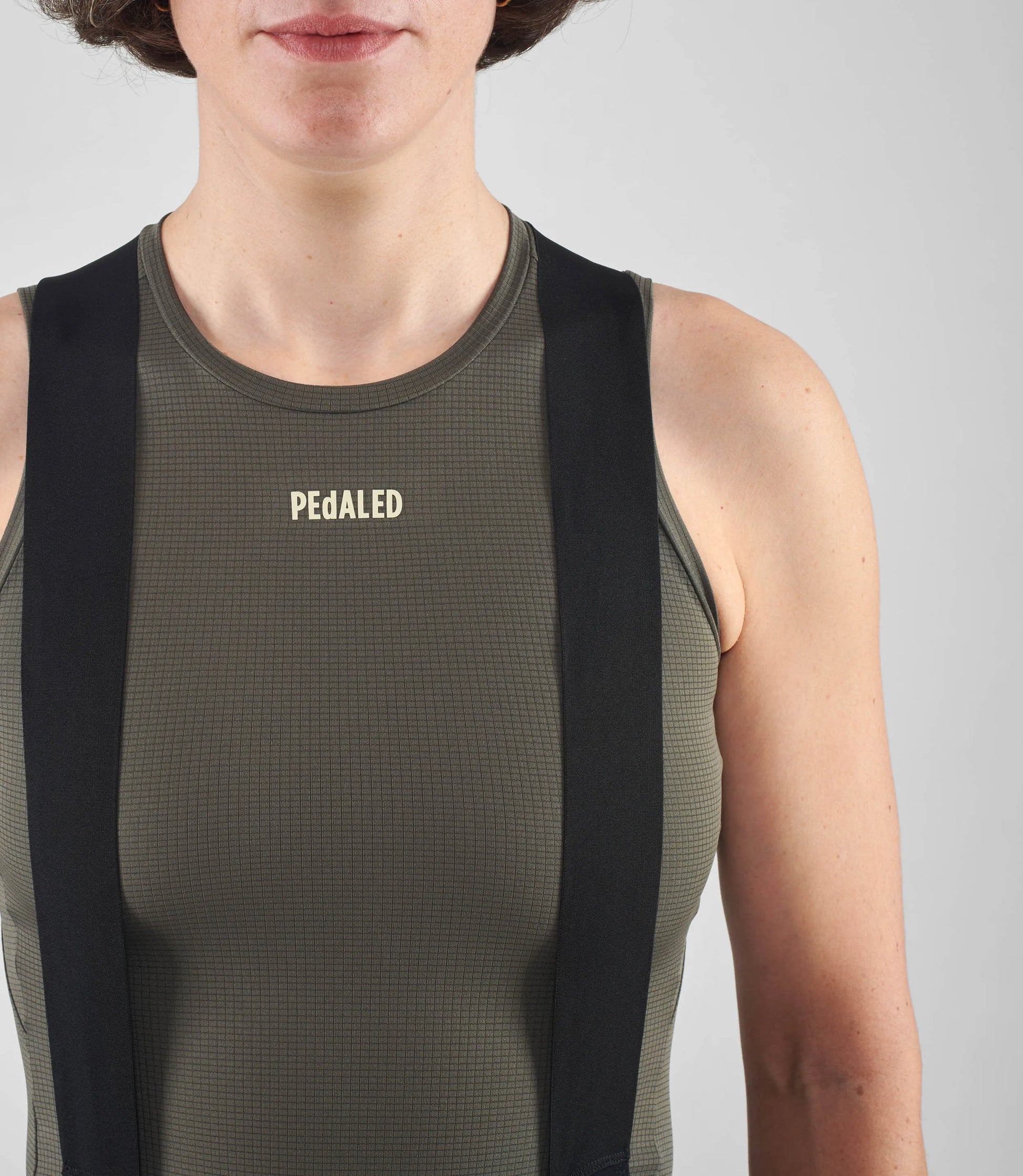 PEDALED Odyssey Women's Power Dry™ Base Layer Sleeveless - Dark Grey