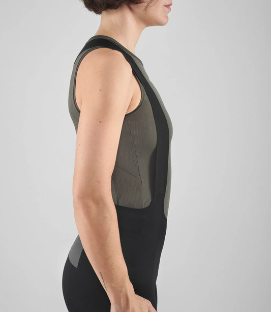PEDALED Odyssey Women's Power Dry™ Base Layer Sleeveless - Dark Grey
