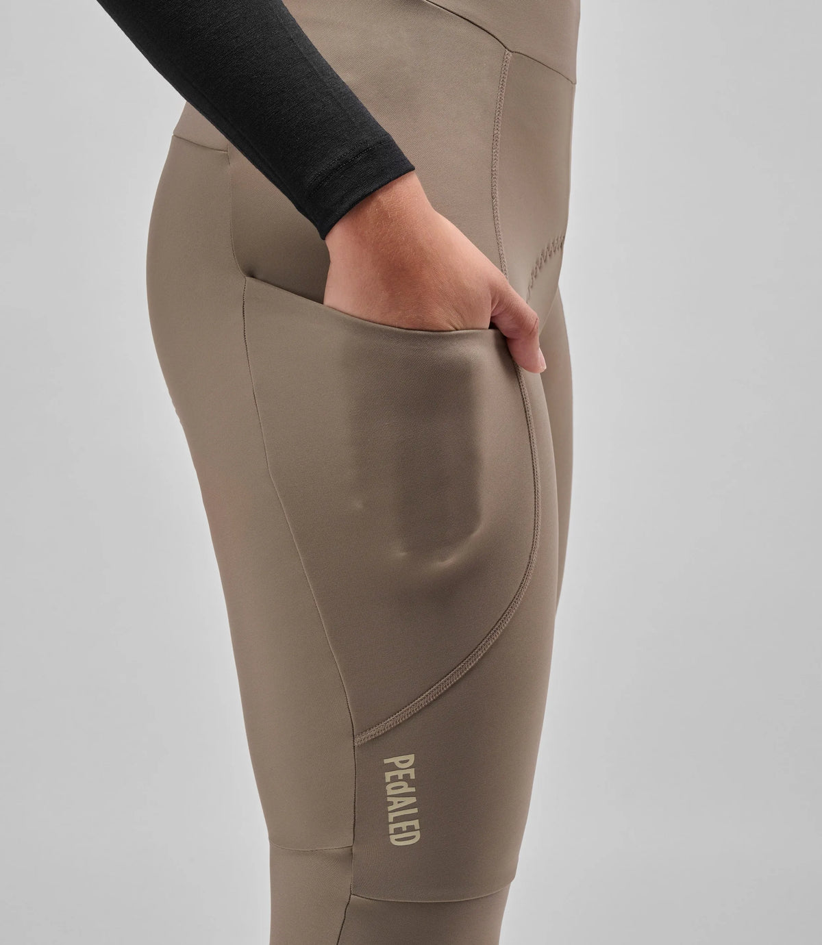 PEDALED WOMEN ELEMENT BIB TIGHTS - GRAY