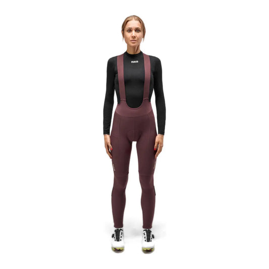 PEDALED WOMEN ELEMENT BIB TIGHTS - RAISIN PURPLE