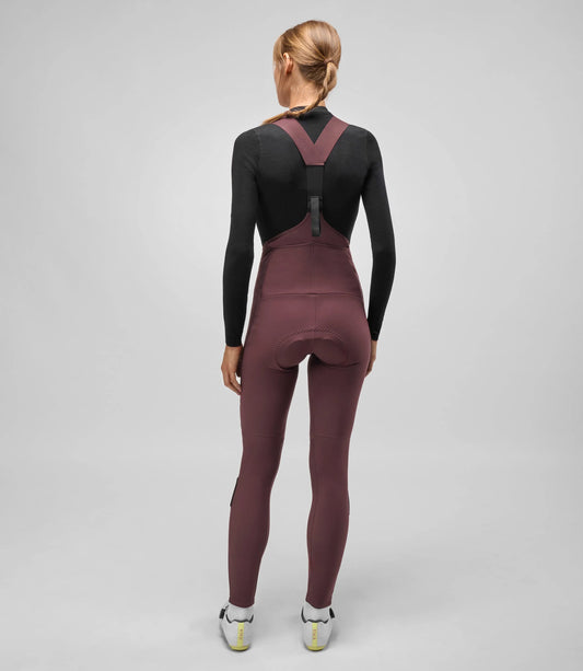 PEDALED WOMEN ELEMENT BIB TIGHTS - RAISIN PURPLE