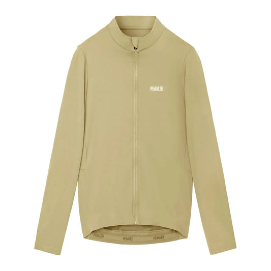 PEDALED WOMEN ELEMENT LONG SLEEVE JERSEY - DRIED HERB