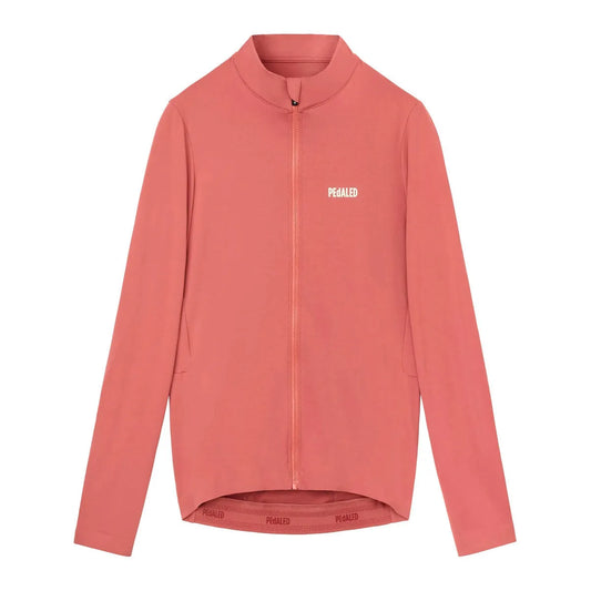PEDALED WOMEN ELEMENT LONG SLEEVE JERSEY - MARSALA