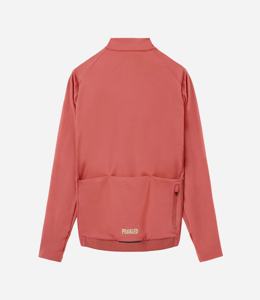 PEDALED WOMEN ELEMENT LONG SLEEVE JERSEY - MARSALA