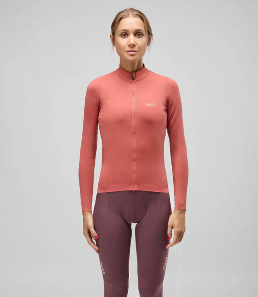 PEDALED WOMEN ELEMENT LONG SLEEVE JERSEY - MARSALA
