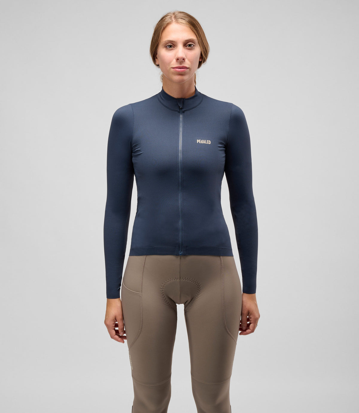 PEDALED WOMEN ELEMENT LONG SLEEVE JERSEY - TOTAL ECLIPSE