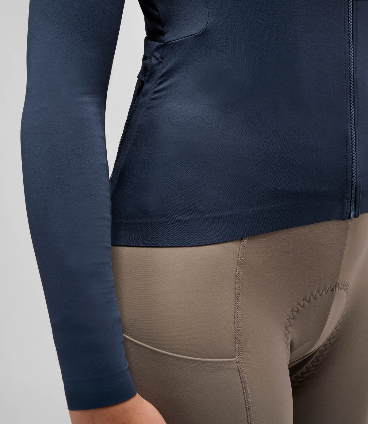 PEDALED WOMEN ELEMENT LONG SLEEVE JERSEY - TOTAL ECLIPSE