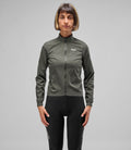 PEDALED WOMEN ELEMENT WATERPROOF JACKET - CHARCOAL GRAY