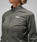PEDALED WOMEN ELEMENT WATERPROOF JACKET - CHARCOAL GRAY