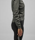 PEDALED WOMEN ELEMENT WATERPROOF JACKET - CHARCOAL GRAY