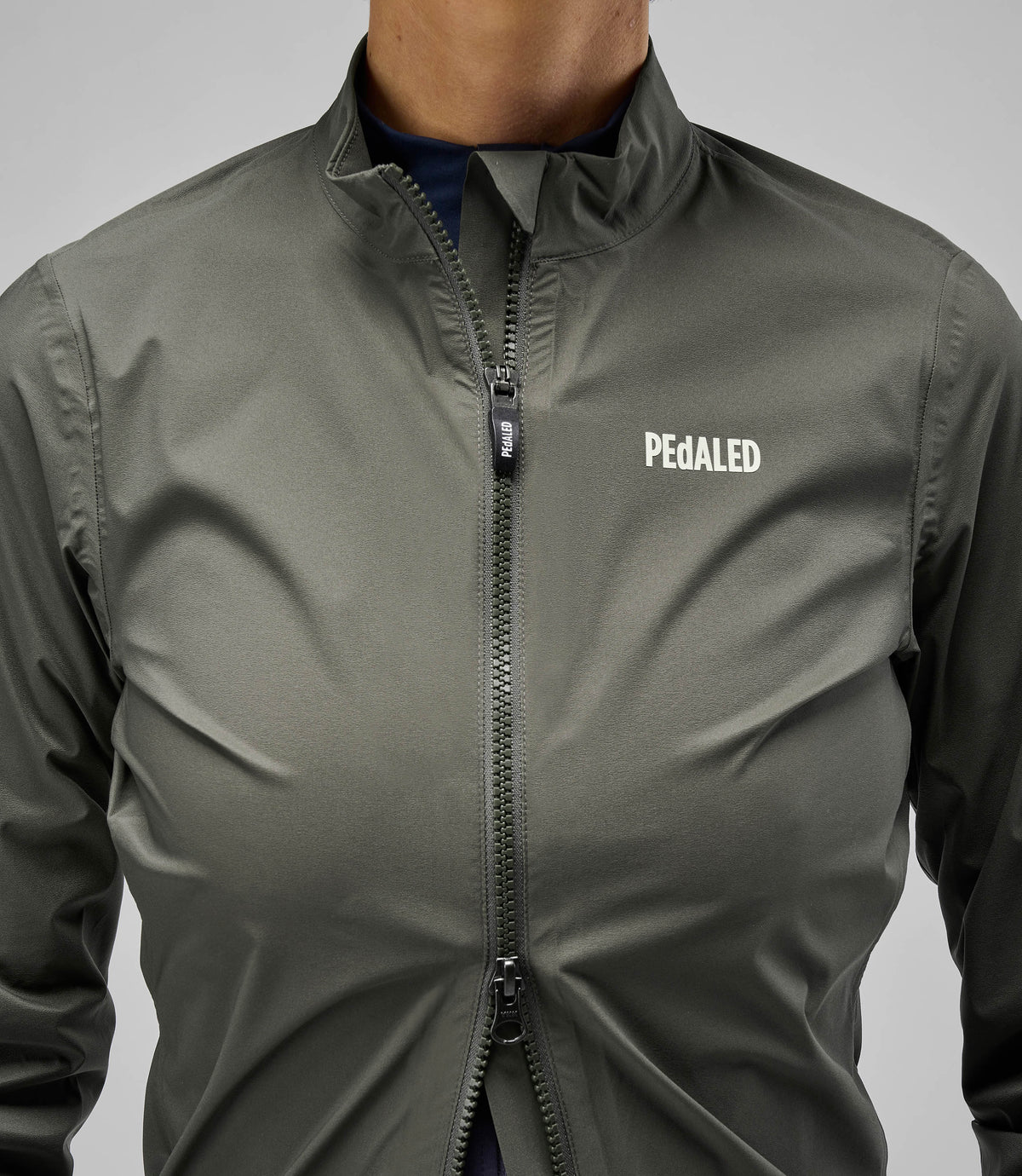 PEDALED WOMEN ELEMENT WATERPROOF JACKET - CHARCOAL GRAY