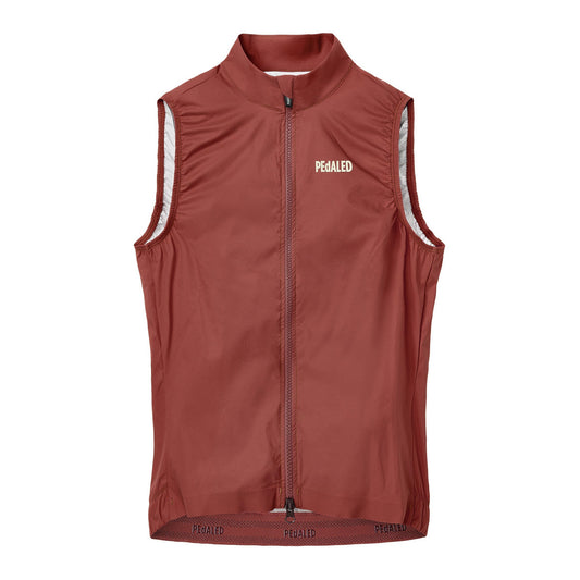 PEDALED WOMEN ELEMENT WATERPROOF VEST - BORDEAUX
