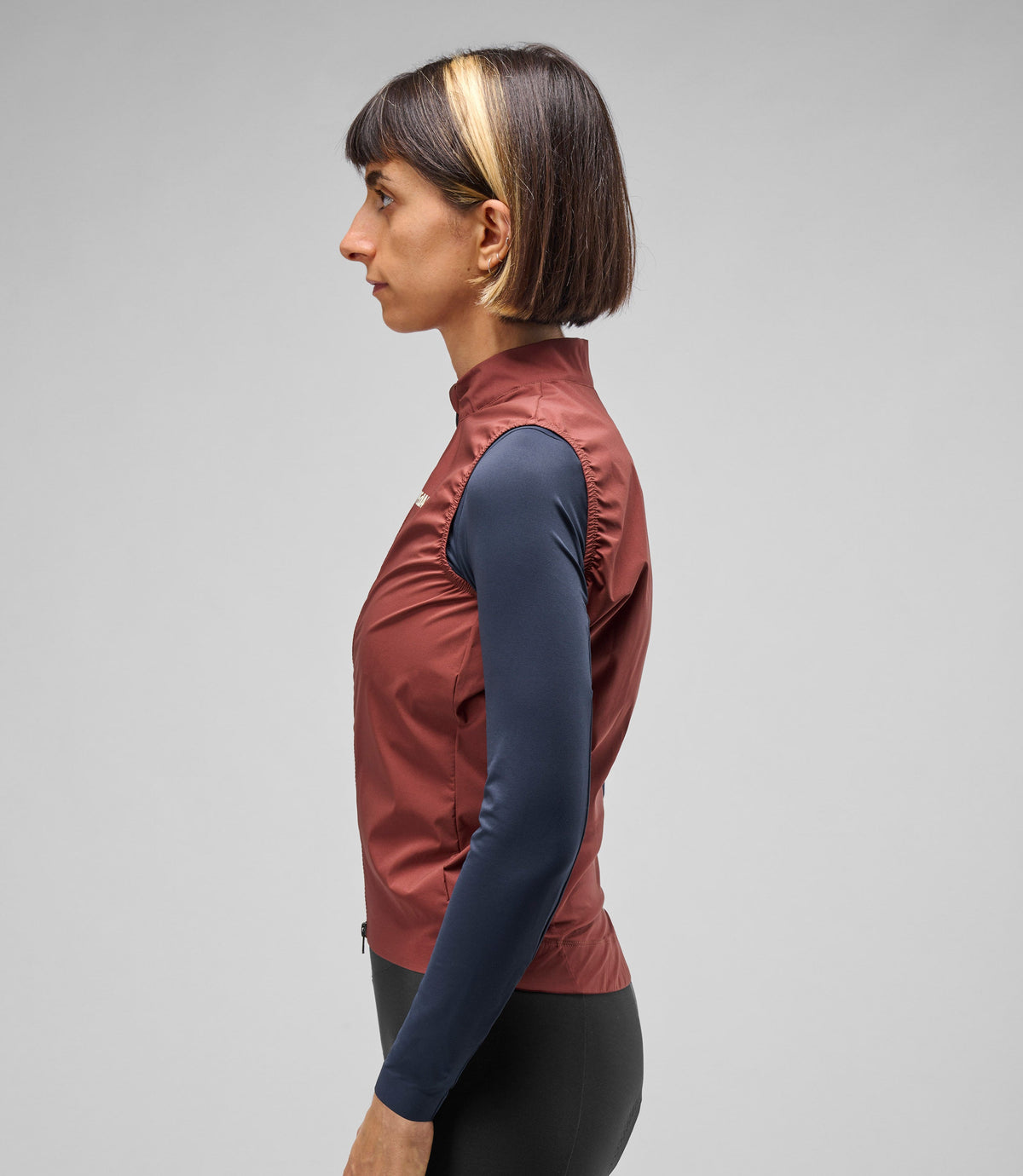 PEDALED WOMEN ELEMENT WATERPROOF VEST - BORDEAUX