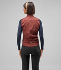 PEDALED WOMEN ELEMENT WATERPROOF VEST - BORDEAUX