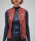 PEDALED WOMEN ELEMENT WATERPROOF VEST - BORDEAUX