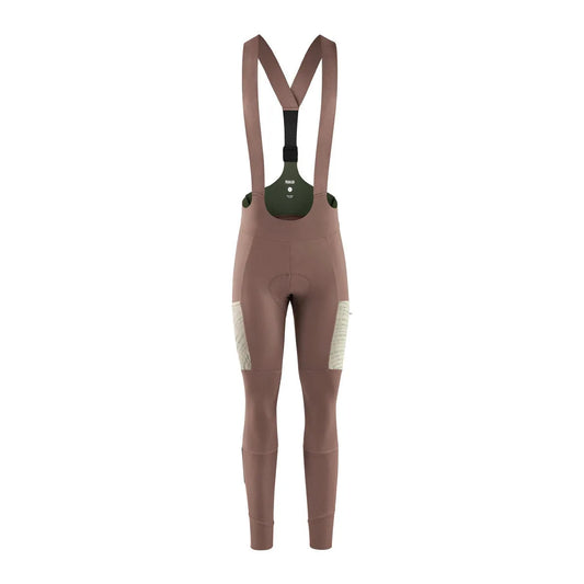 PEDALED WOMEN ODYSSEY BIB TIGHTS - WALNUT