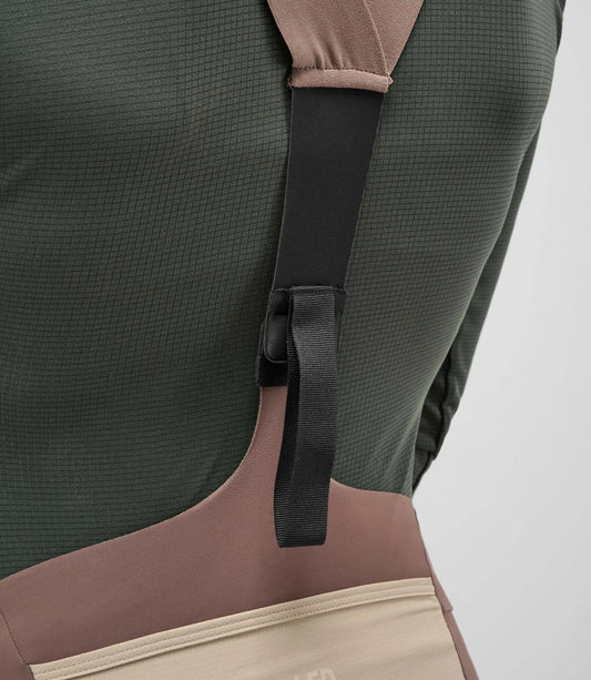 PEDALED WOMEN ODYSSEY BIB TIGHTS - WALNUT