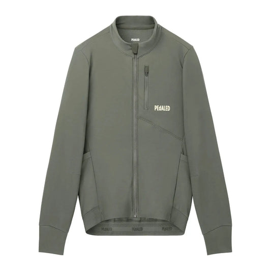 PEDALED WOMEN ODYSSEY LONG SLEEVE JERSEY - CHARCOAL GRAY