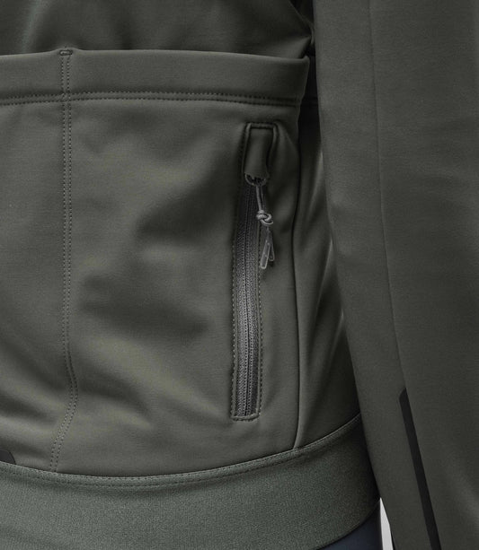 PEDALED WOMEN ODYSSEY LONG SLEEVE JERSEY - CHARCOAL GRAY
