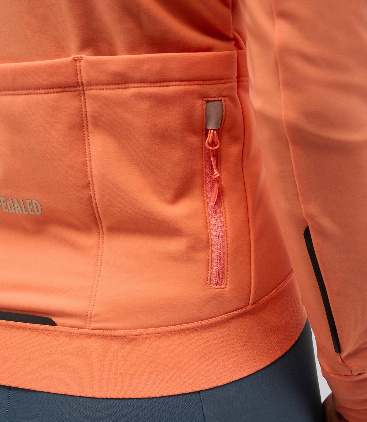 PEDALED WOMEN ODYSSEY LONG SLEEVE JERSEY - ORANGE