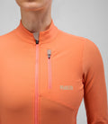 PEDALED WOMEN ODYSSEY LONG SLEEVE JERSEY - ORANGE