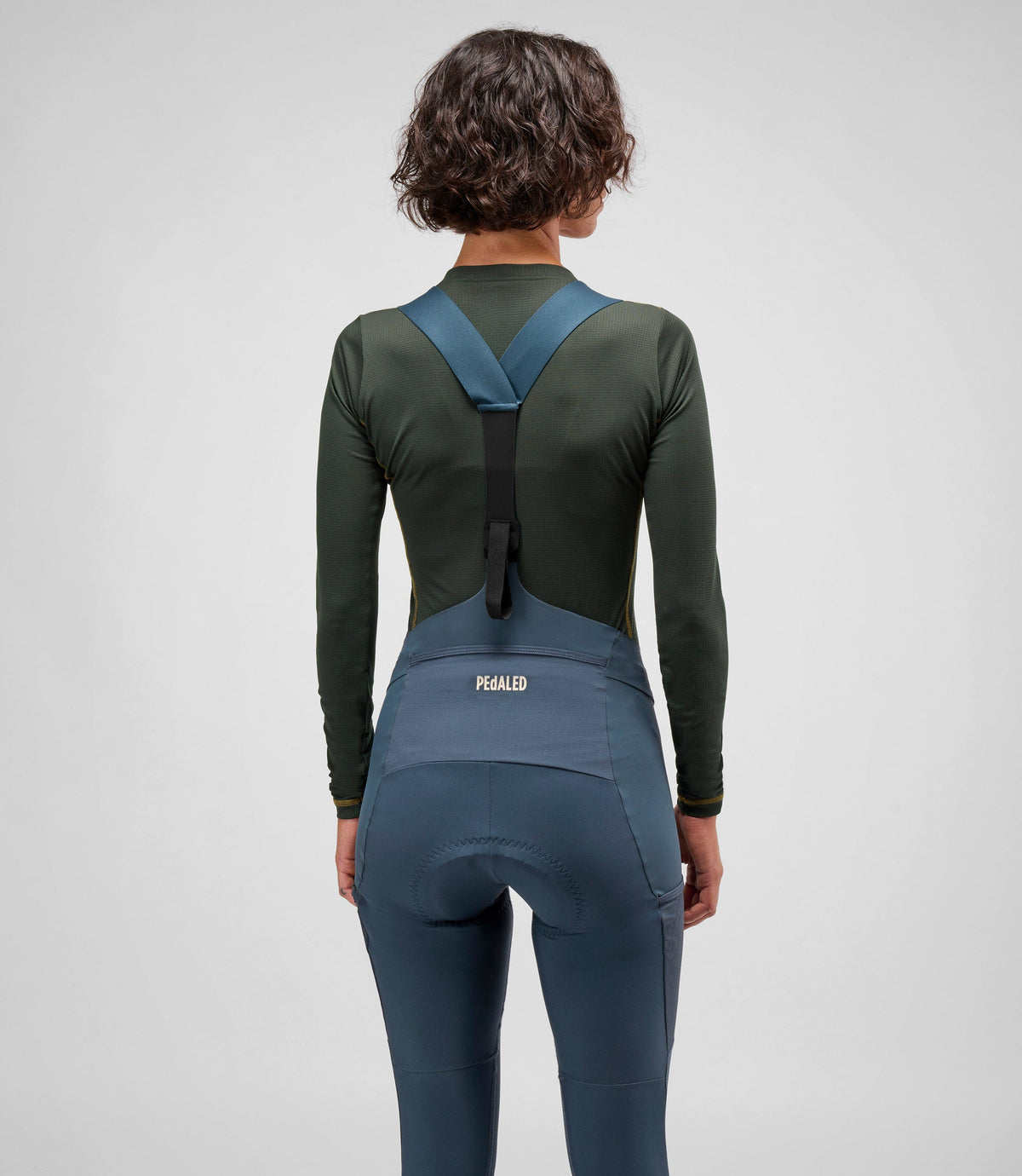 PEDALED WOMEN ODYSSEY POWER DRY BASE LAYER - DARK OLIVE